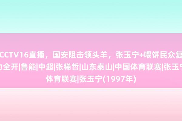 CCTV16直播，国安阻击领头羊，张玉宁+喂饼民众复出 海港火力全开|鲁能|中超|张稀哲|山东泰山|中国体育联赛|张玉宁(1997年)